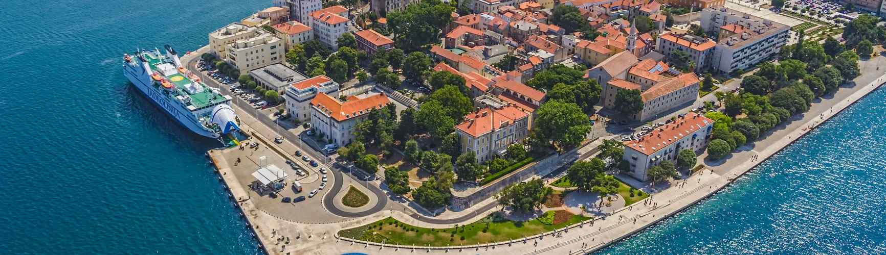 Zadar, Croatia: panoramic view