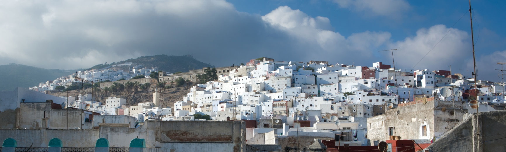 View of Tetouan, near Tangier in Morocco.