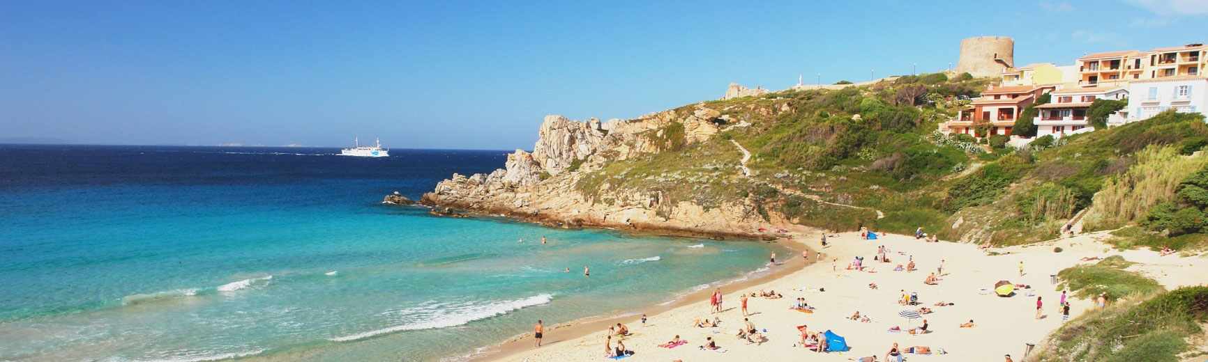 Beach in Santa Teresa di Gallura, Sardinia.