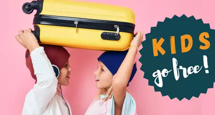 October: kids go free! ☀️