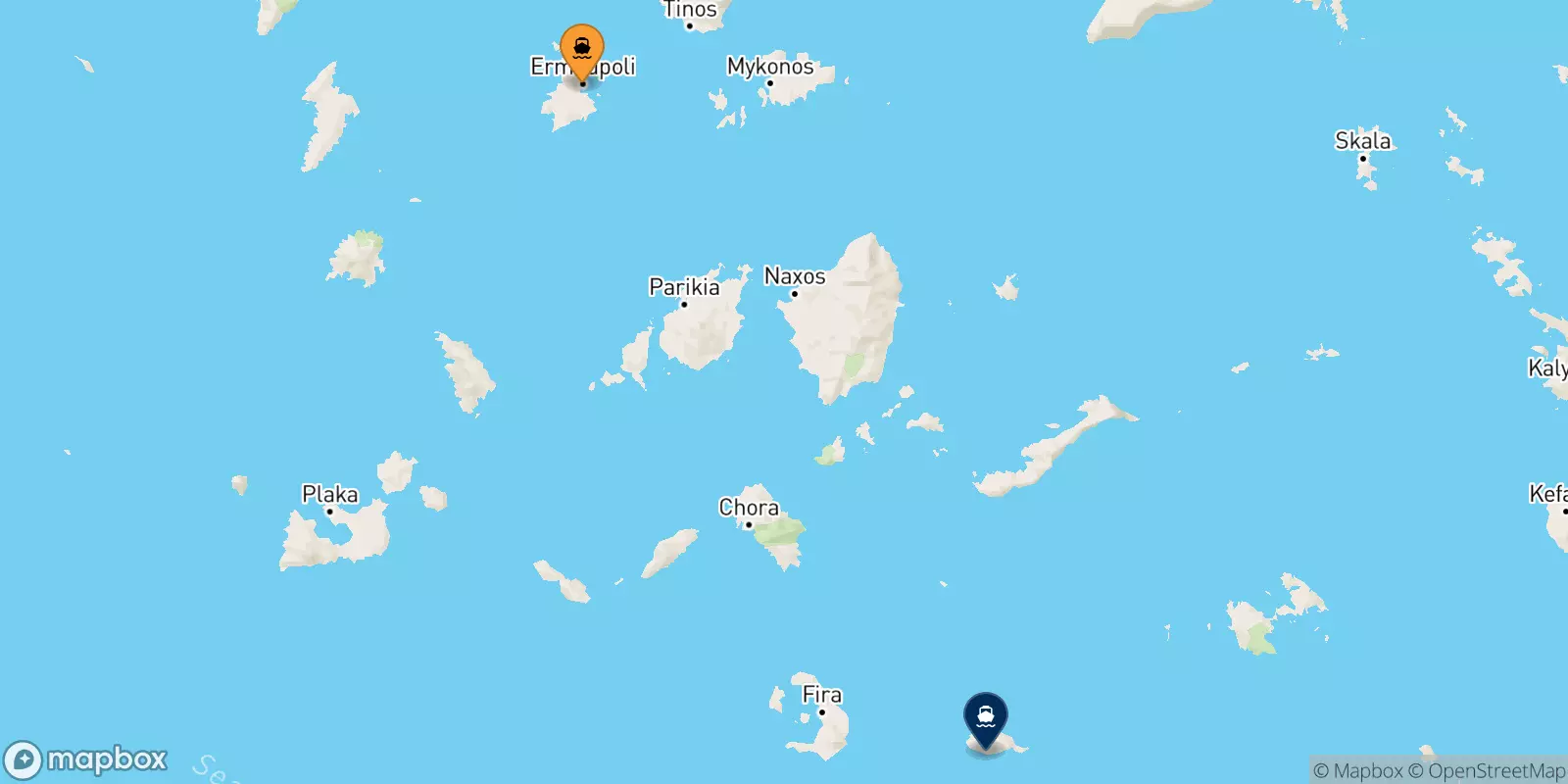 Ferries from Syros to Anafi