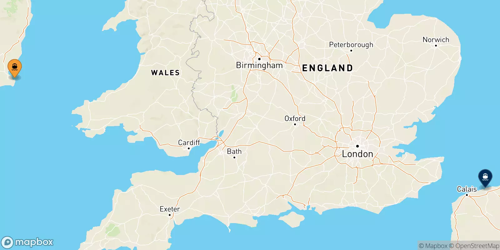 Ferries from Rosslare to Dunkirk