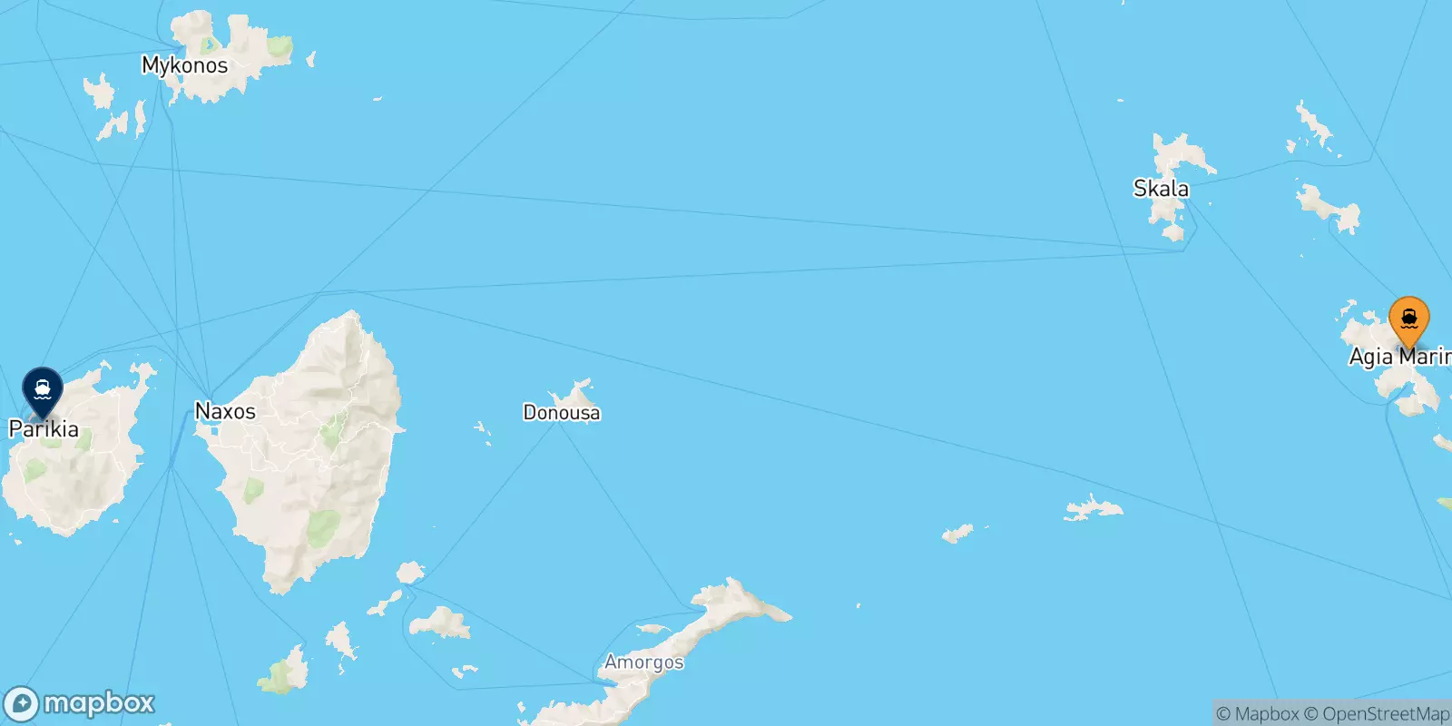 Ferries from Leros to Paros