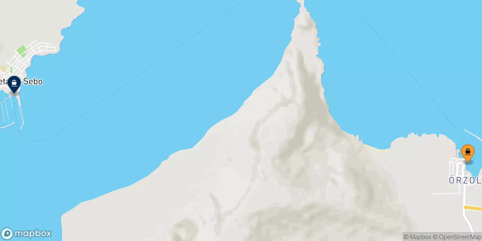 Ferries from Orzola (Lanzarote) to Spain