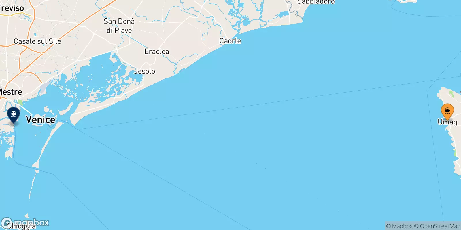 Ferries from Umag to Venice