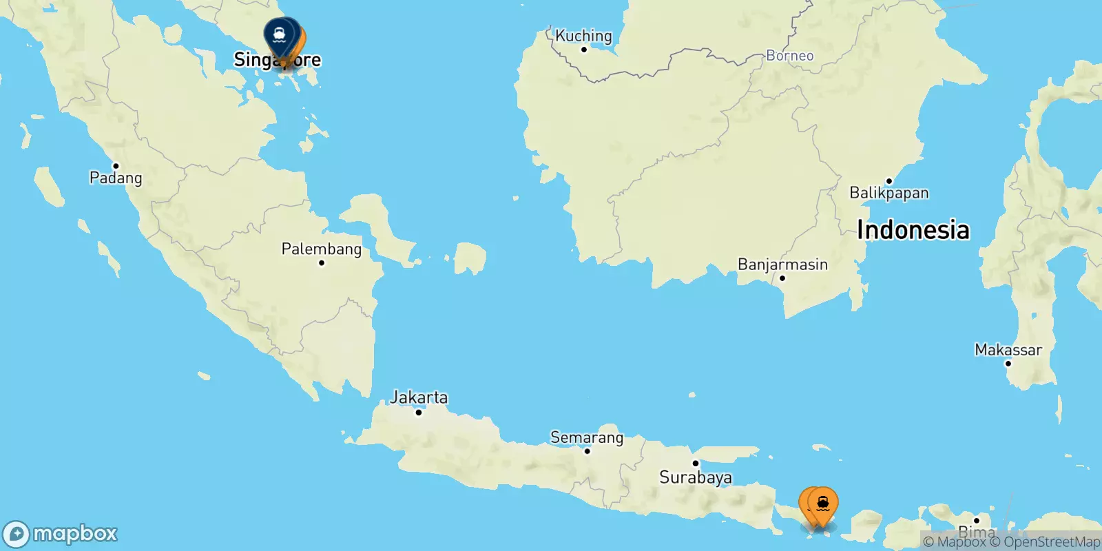 Ferries from Indonesia