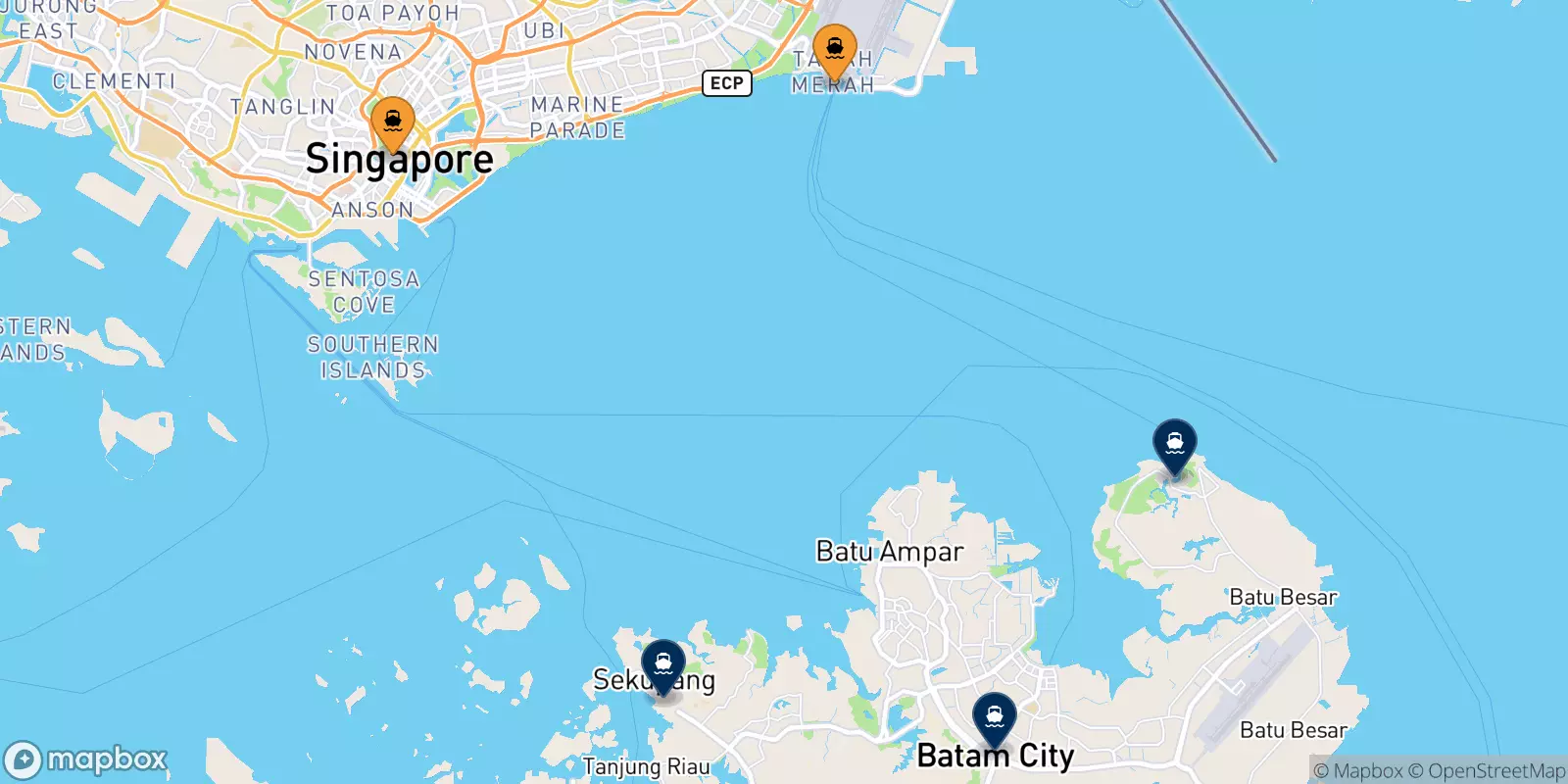 Ferries from Singapore