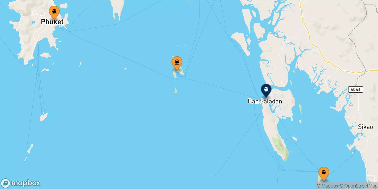 Ferries to Koh Lanta (Saladan Pier)