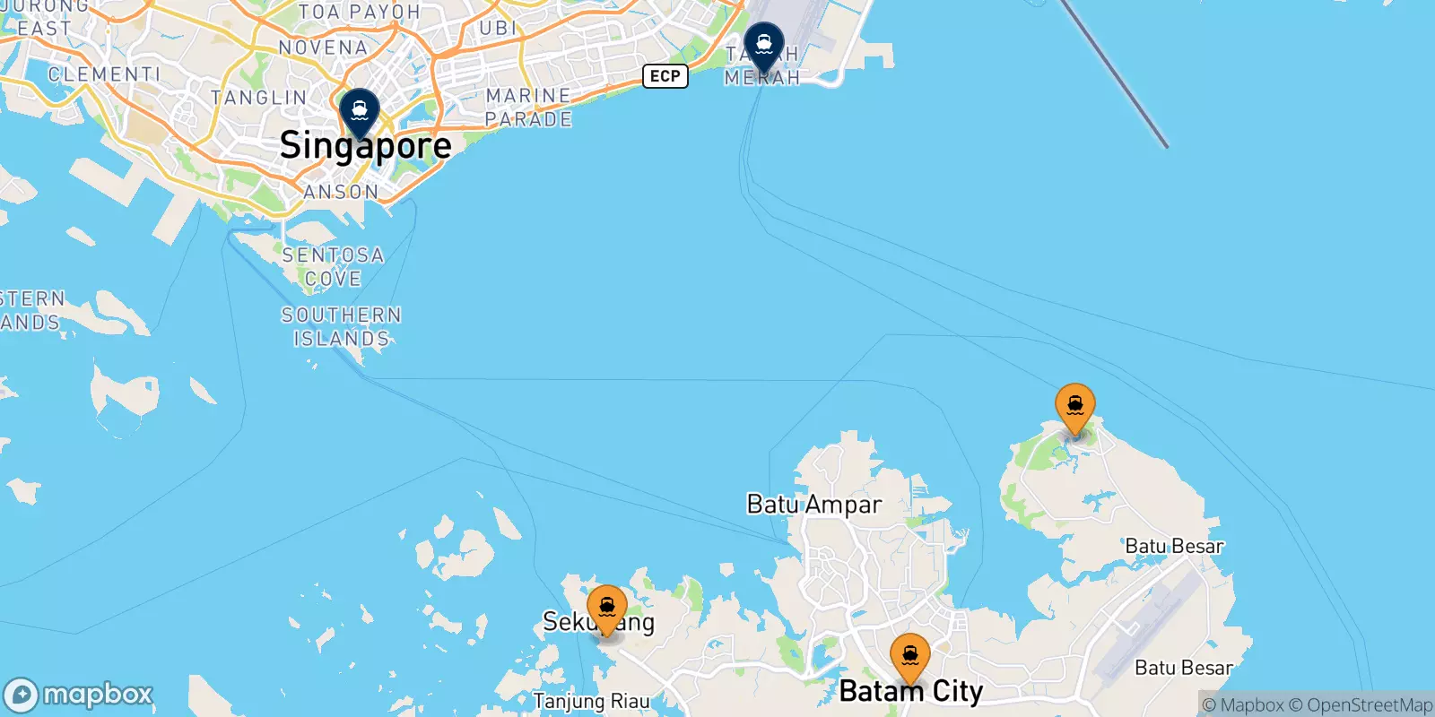 Ferries from Indonesia to Singapore