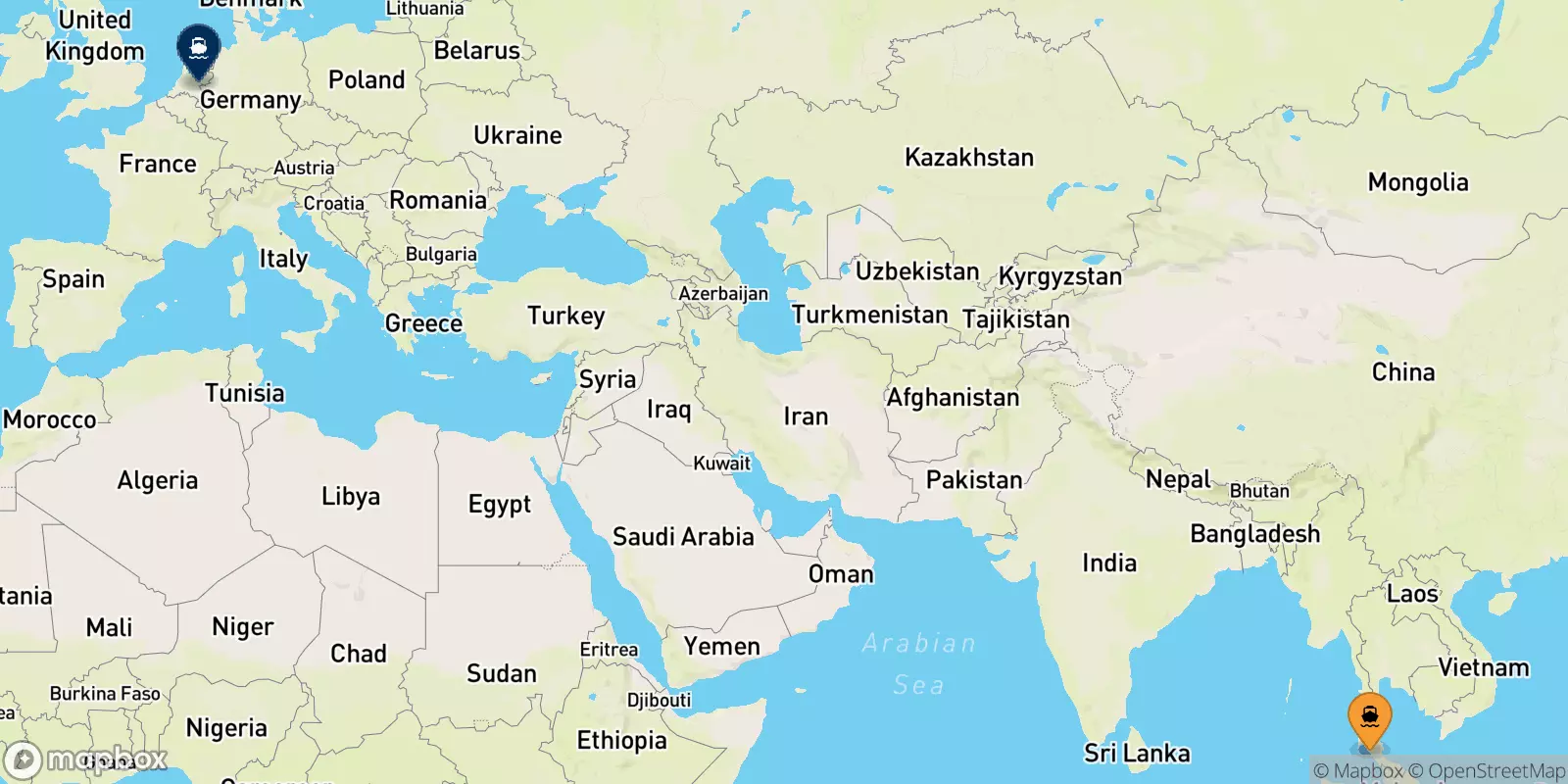 Ferries from Koh Ngai to Koh Mook