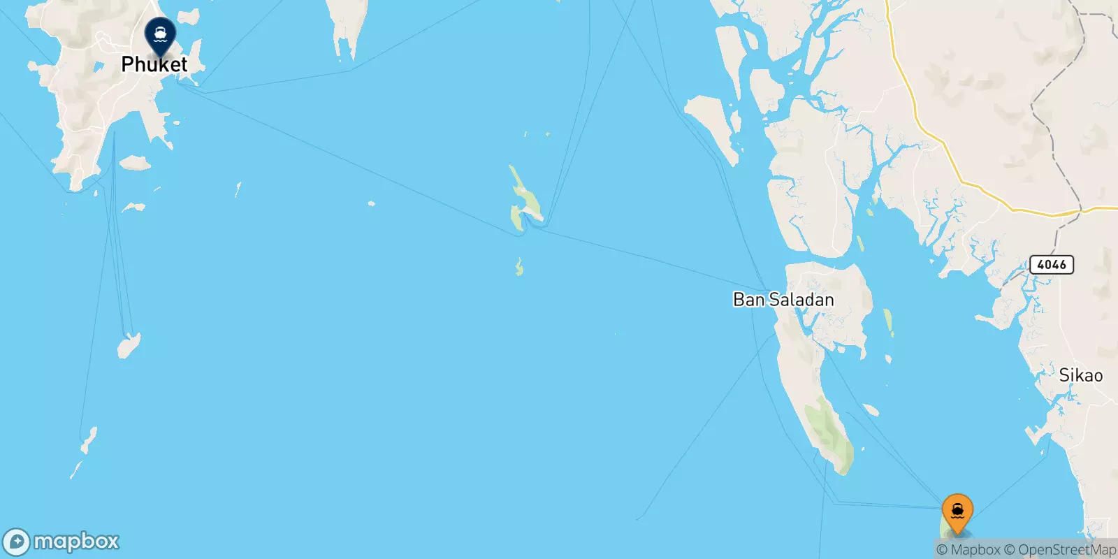 Ferries from Koh Ngai to Phuket (Rassada Pier)