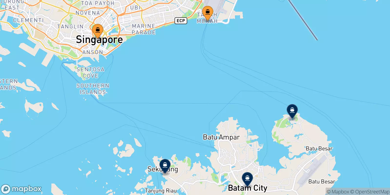 Ferries from Singapore to Batam