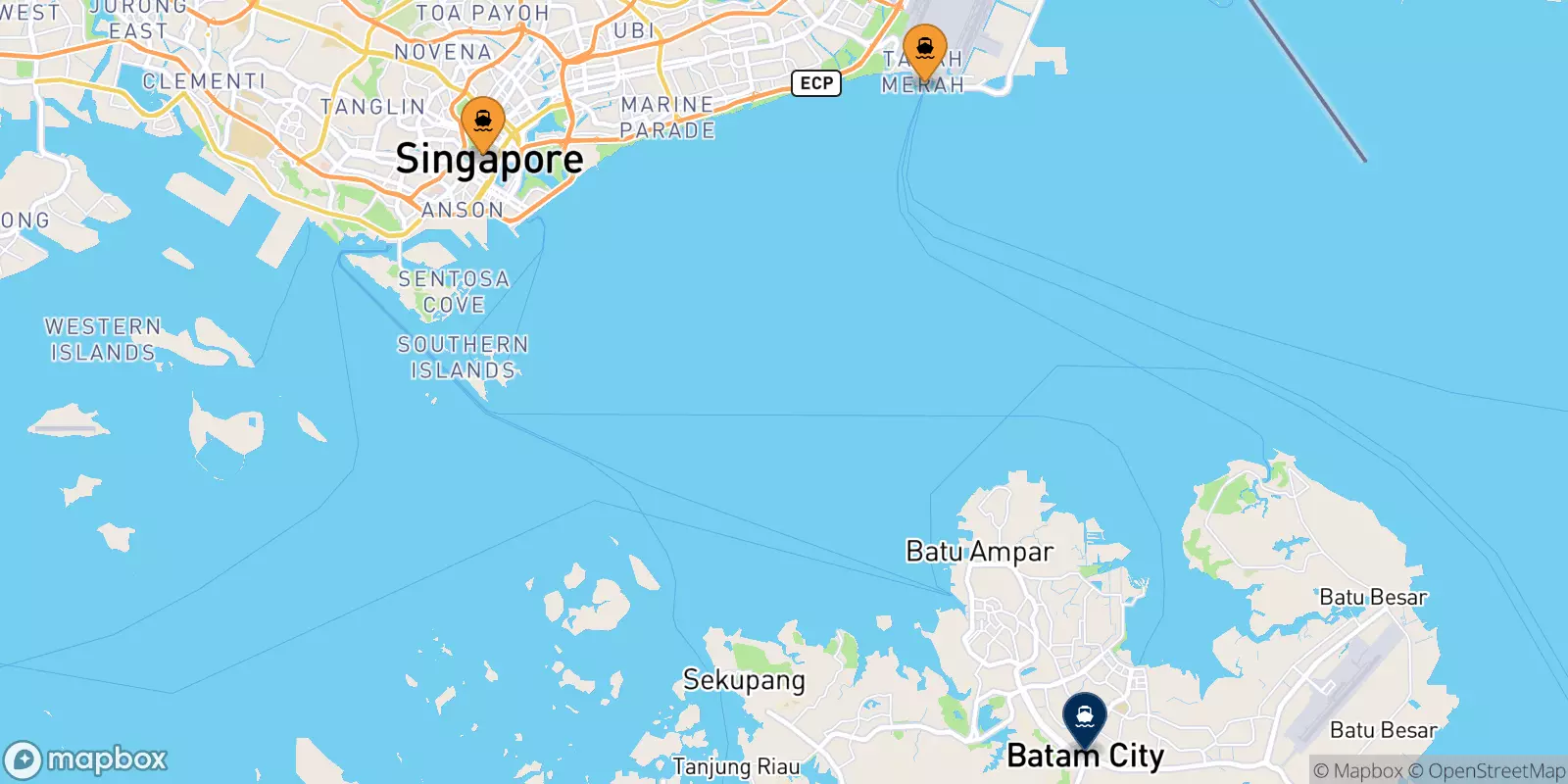 Ferries from Singapore to Batam Centre