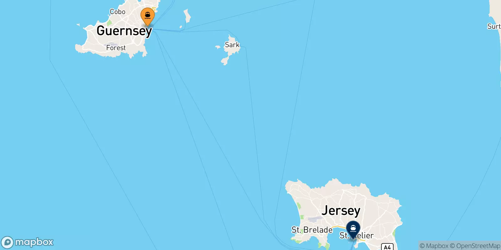 Ferries from Guernsey