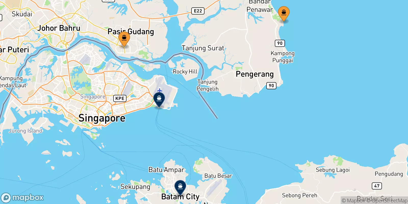 Ferries from Malaysia