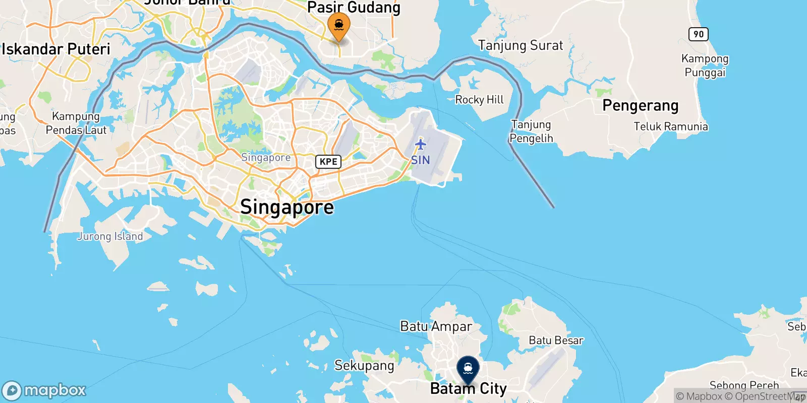 Ferries from Malaysia to Indonesia