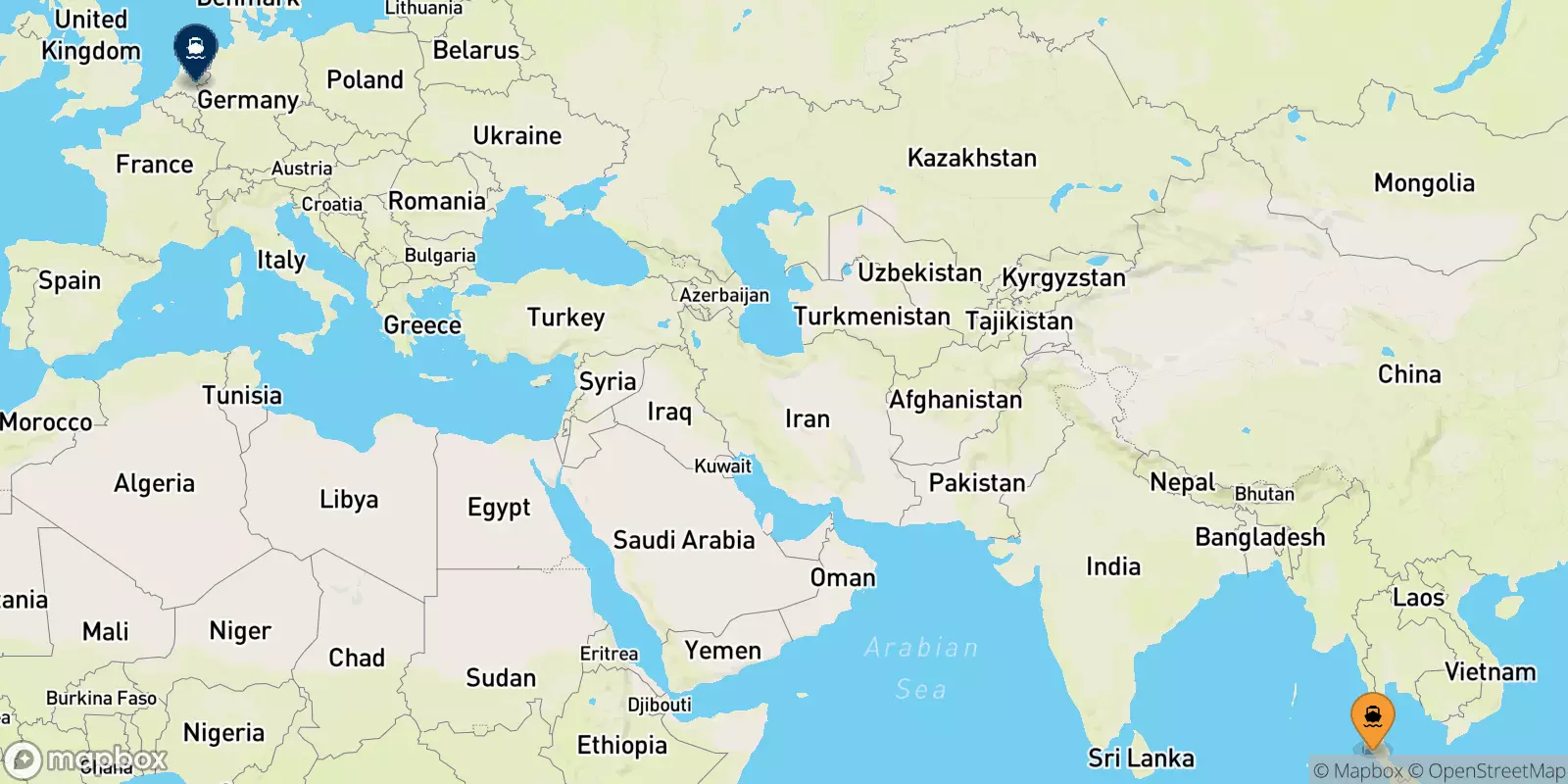 Ferries from Koh Jum to Koh Mook