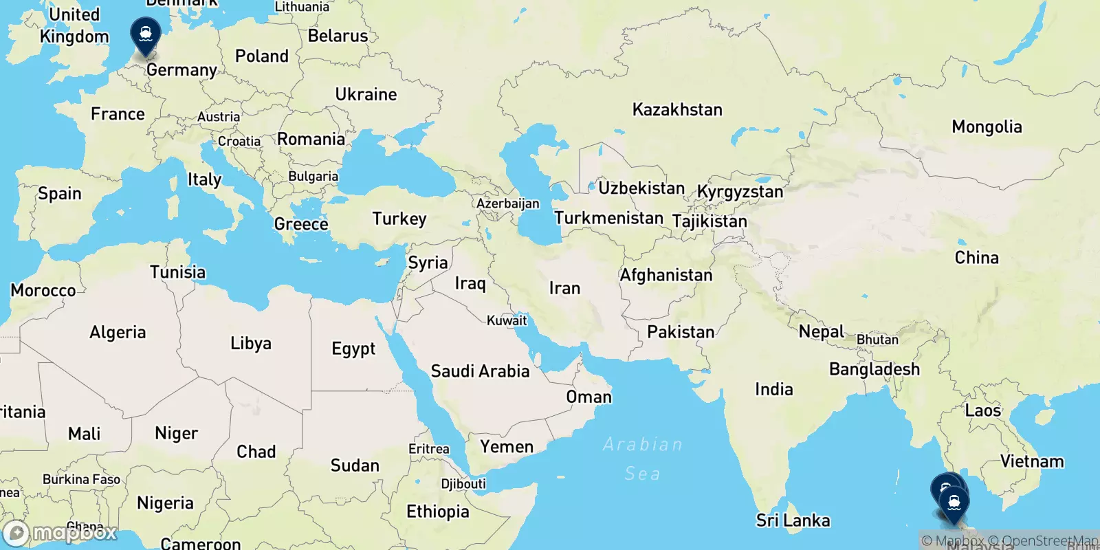 Ferries from Koh Jum to Thailand