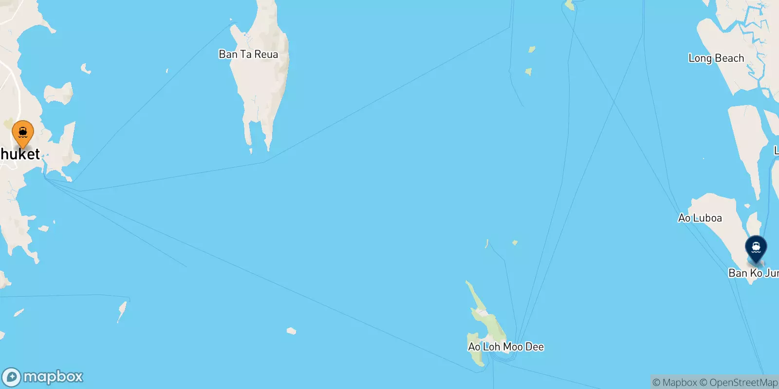 Ferries from Phuket (Rassada Pier) to Koh Jum