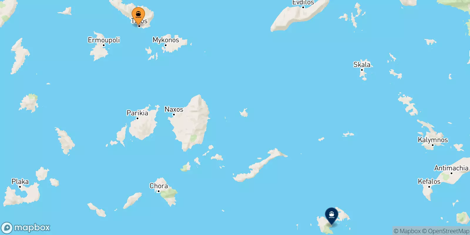 Ferries from Tinos to Astypalea