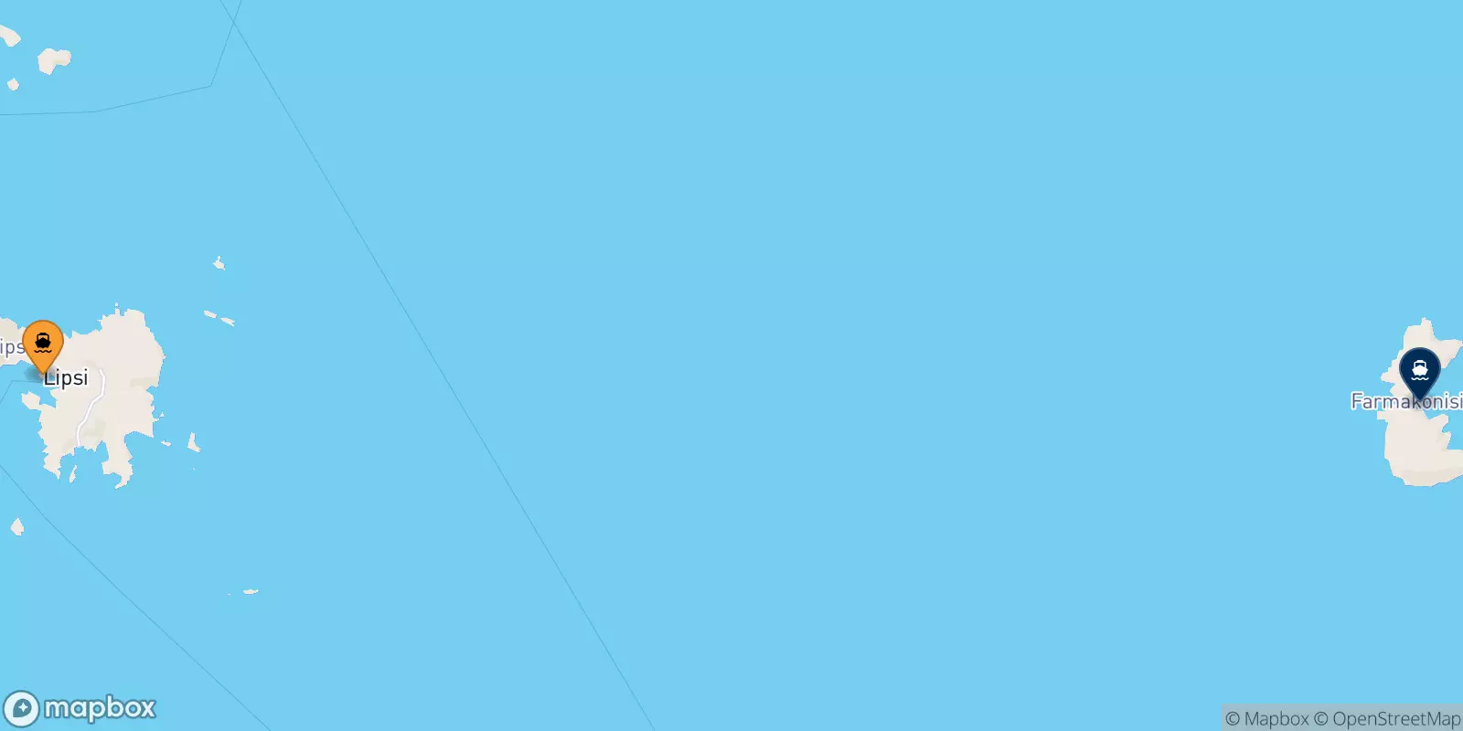 Ferries from Lipsi to Farmakonisi